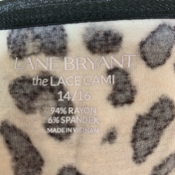 Lane Bryant Leopard Lace Camisole - Picture 4 of 6
